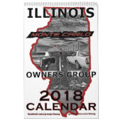 "2018" calendriers de groupe de propriétaires de (Protection)