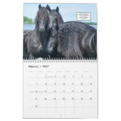 2018 calendriers frisons inspirés de cheval (Feb 2027)