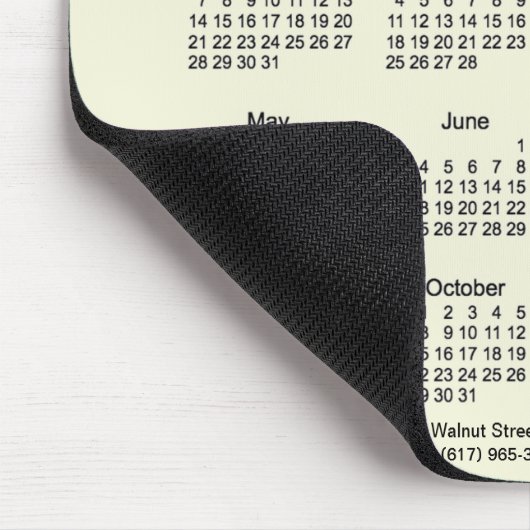 2018 Custom Design Business Calendar van Janz Muismat (Hoek)