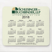 2018 Custom Design Business Calendar van Janz Muismat (Voorkant)