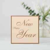 2018 ~ Gelukkig nieuwjaar Kaart (Staand voorkant)