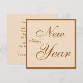 2018 ~ Gelukkig nieuwjaar Kaart (Voorkant / Achterkant)