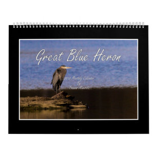 2018 Great Blue Heron Calendar van Thomas Minutolo Kalender