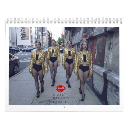 2018 Guilty Pleasures Cabaret Calendar Kalender (Hoes)