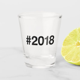 2018 Hashtag 7 Verjaardag Jubileum Shot Glas