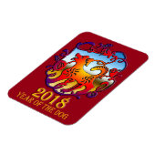 2018 Jaar van de hond Magneet (Linkerzijde)