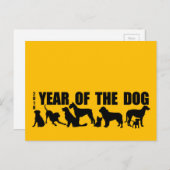 2018 Jaar van het Hond H Briefkaart (Voorkant / Achterkant)