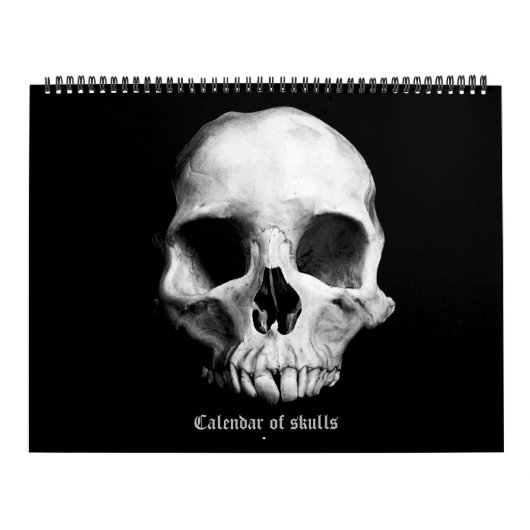 2018 Kalender van schedels (Hoes)