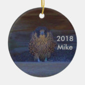 2018 Keramisch Ornament Mike (Voorkant)