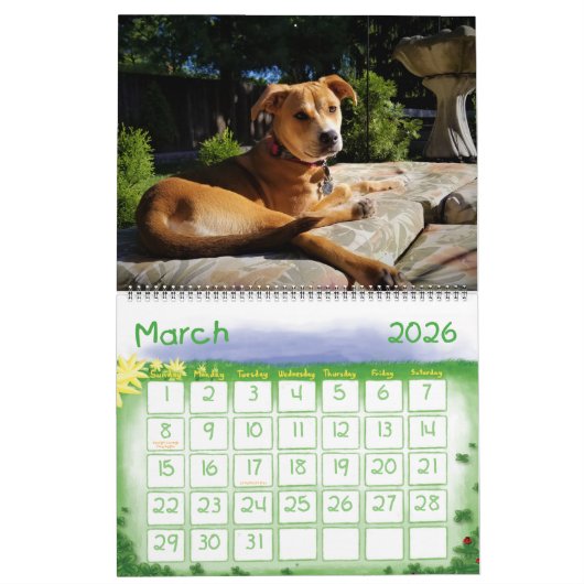 2018 Leeloo & Winston Large 2 Page Calendar Kalender (Mar 2026)