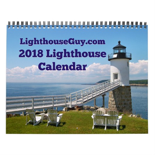 2018 LighthouseGuy.com Calendrier du phare (Protection)