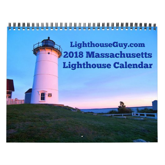2018 Massachusetts Lighthouse Calendar Kalender (Hoes)