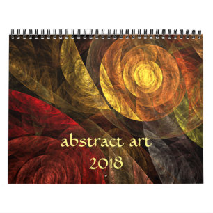 2018 moderne abstracte kunst kalender