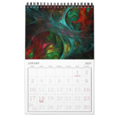 2018 Moderne Abstracte kunst Kalender (Jan 2027)