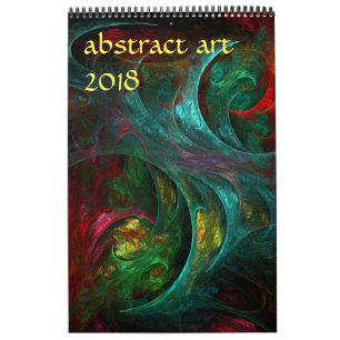 2018 Moderne Abstracte kunst Kalender