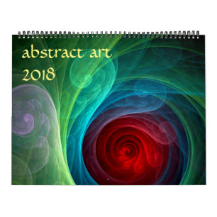 2018 Moderne Abstracte kunst Kalender