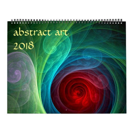 2018 Moderne Abstracte kunst Kalender (Hoes)