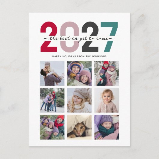 2018% pipe% kleurrijke | briefkaarten (Voorkant)