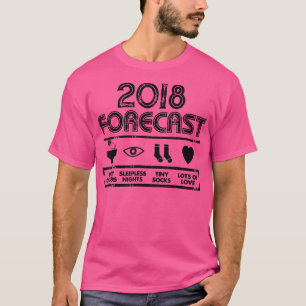 2018 Prognose Dirty Diapers Sleepless Nights Tiny T-shirt
