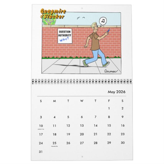 2018 Quagmire le calendrier Slacker (Mai 2026)