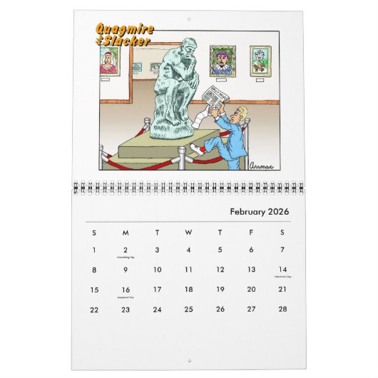 2018 Quagmire le calendrier Slacker (Feb 2026)