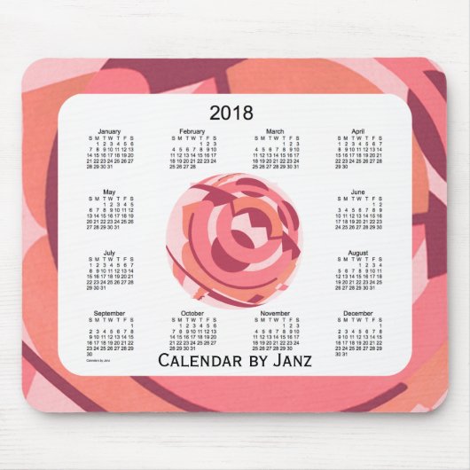 2018 Red Art Deco-planning door Janz Muismat (Voorkant)