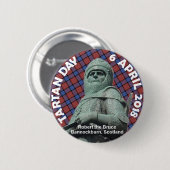 2018 Tartan-dag Button (Voorkant /achterkant)
