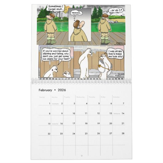 2018 Thin Ice Calendar Kalender (Feb 2026)