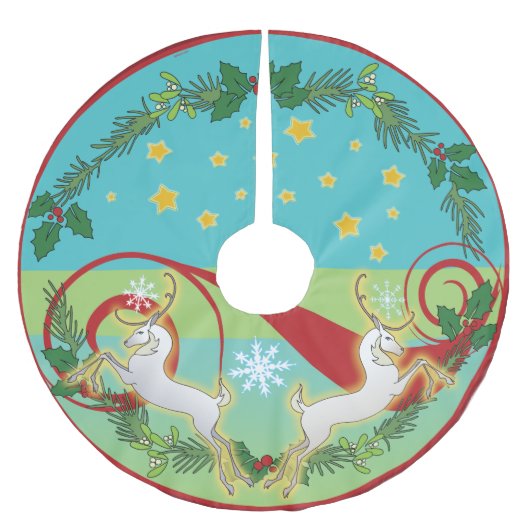 2018 Vakantiegeroep kerstboomrok Kerstboom Rok (Voorkant)