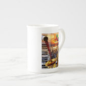 2018 vin et affiche de jazz sur la tasse de (Devant droit)