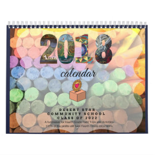 2018 Waldorf Geïnspireerd karton Art Calendar Kalender