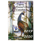 2019 2020 calendriers de nature en verre souillé (Protection)