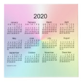 2019-2022 petit cube en calendrier de miroitement (Droite)