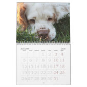 2019 calendrier d'Erinveine - épagneuls de Clumber (Jan 2026)