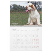 2019 calendrier d'Erinveine - épagneuls de Clumber (Mar 2026)