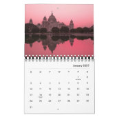 2019 couleurs et architecture de calendrier de (Jan 2027)