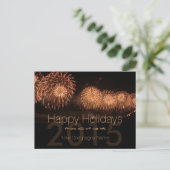 2019 Feestdagen Corporate briefkaart (Staand voorkant)