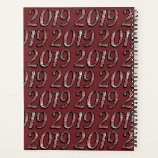 2019 Funny Bricks Numbers Immobilier (Dos)