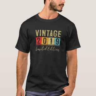 2019, gemaakt in 2019 vierde verjaardag t-shirt