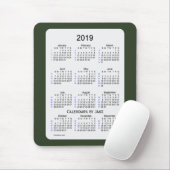 2019 Green Smoke 52 Week Agenda van Janz Muismat (Met muis)