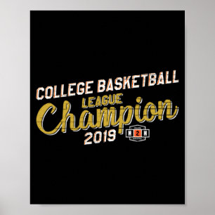 2019 H2h College Fantasy Basketball League Kampioe Poster