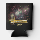 2019 Happy New Year Fireworks Blikjeskoeler (Voorkant)