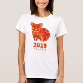 2019 Jaar van het PIG T-shirt (Voorkant)