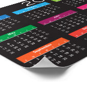 2019 kalender ontwerp poster (Hoek)