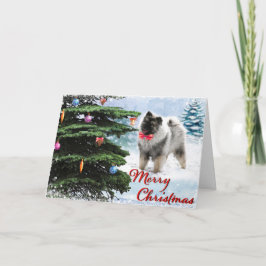 2019 Keeshond Verzamelaars Kerstkaart Kaart