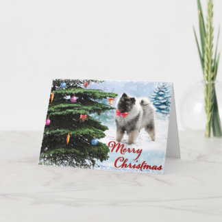 2019 Keeshond Verzamelaars Kerstkaart Kaart