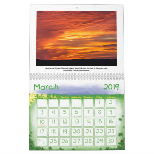 2019 Kyle's Hikes Medium Calendar Kalender