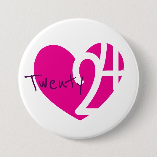 2019 nouvel an amour vingt 19 badge bouton (Devant)