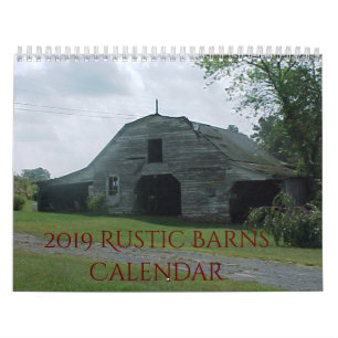 2019 Old Rustic Barns Calendar Kalender