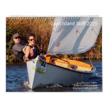 2019 Sail Boat Photo Calendar - Goat Island Skiffs